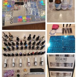 Gel nail polish accessories bundle lot
